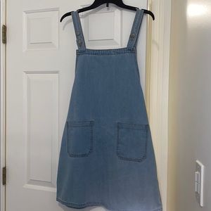 Light blue denim overall dress bought from LT